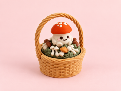 🍄 Little Mushroom Cottage Clickers &amp; Tree Stump Stand