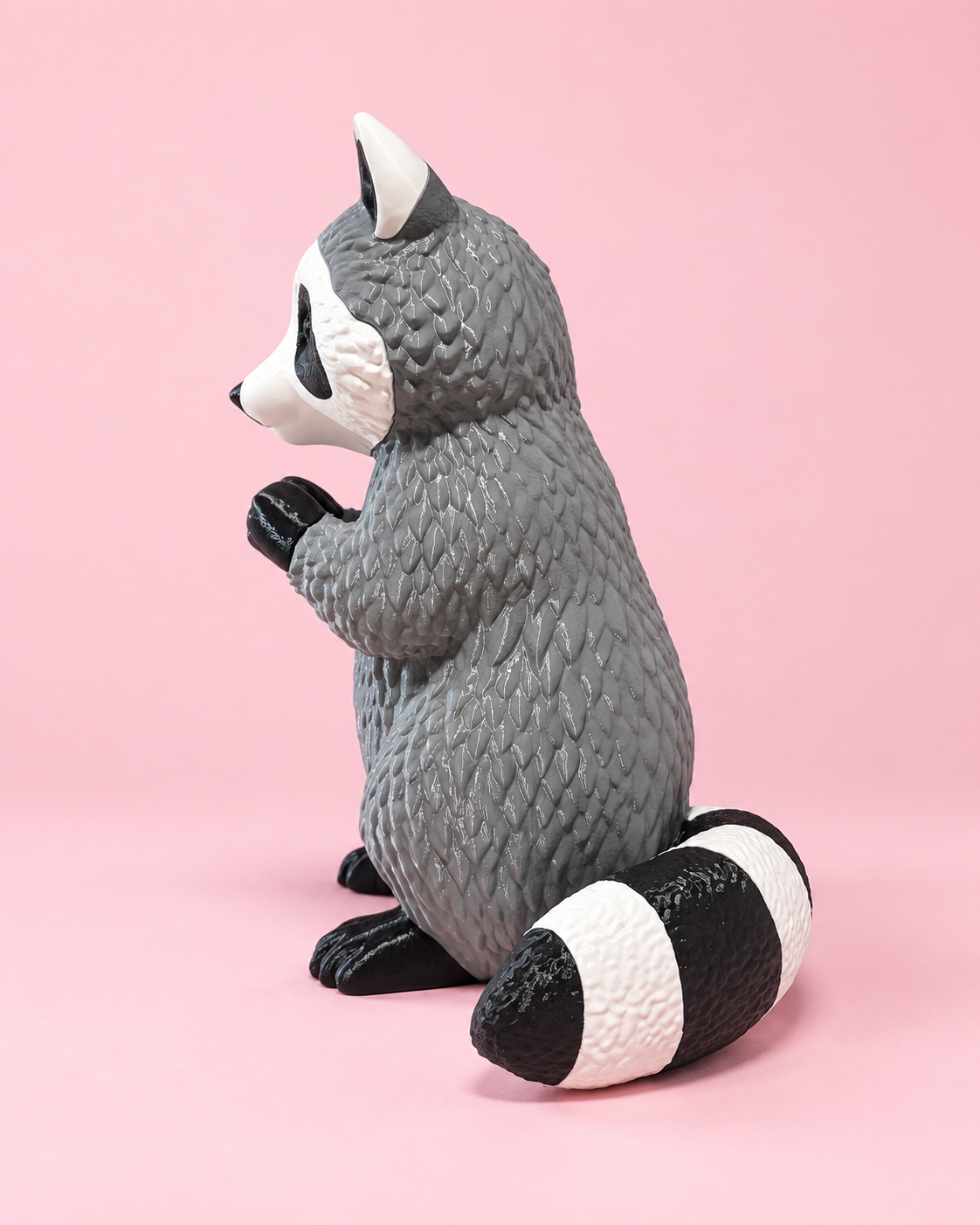 🦝 Trash Panda Patty | Large Dress-Up Porch Raccoon 15.5 "