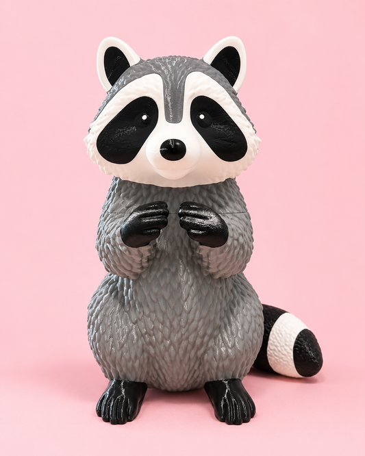 🦝 Trash Panda Patty | Large Dress-Up Porch Raccoon 15.5 "