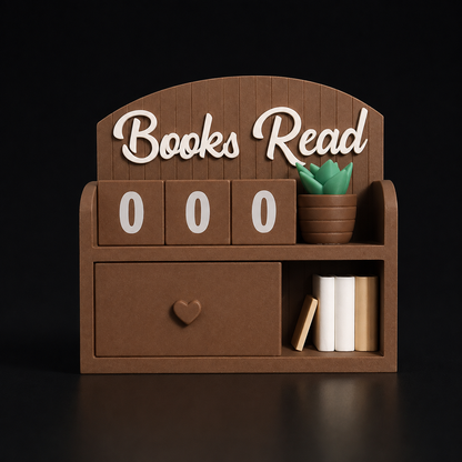 Tiny Shelf Reading Tracker 📚