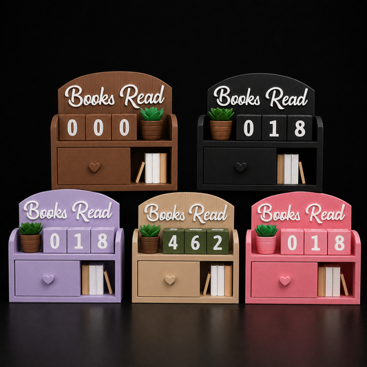 Tiny Shelf Reading Tracker 📚