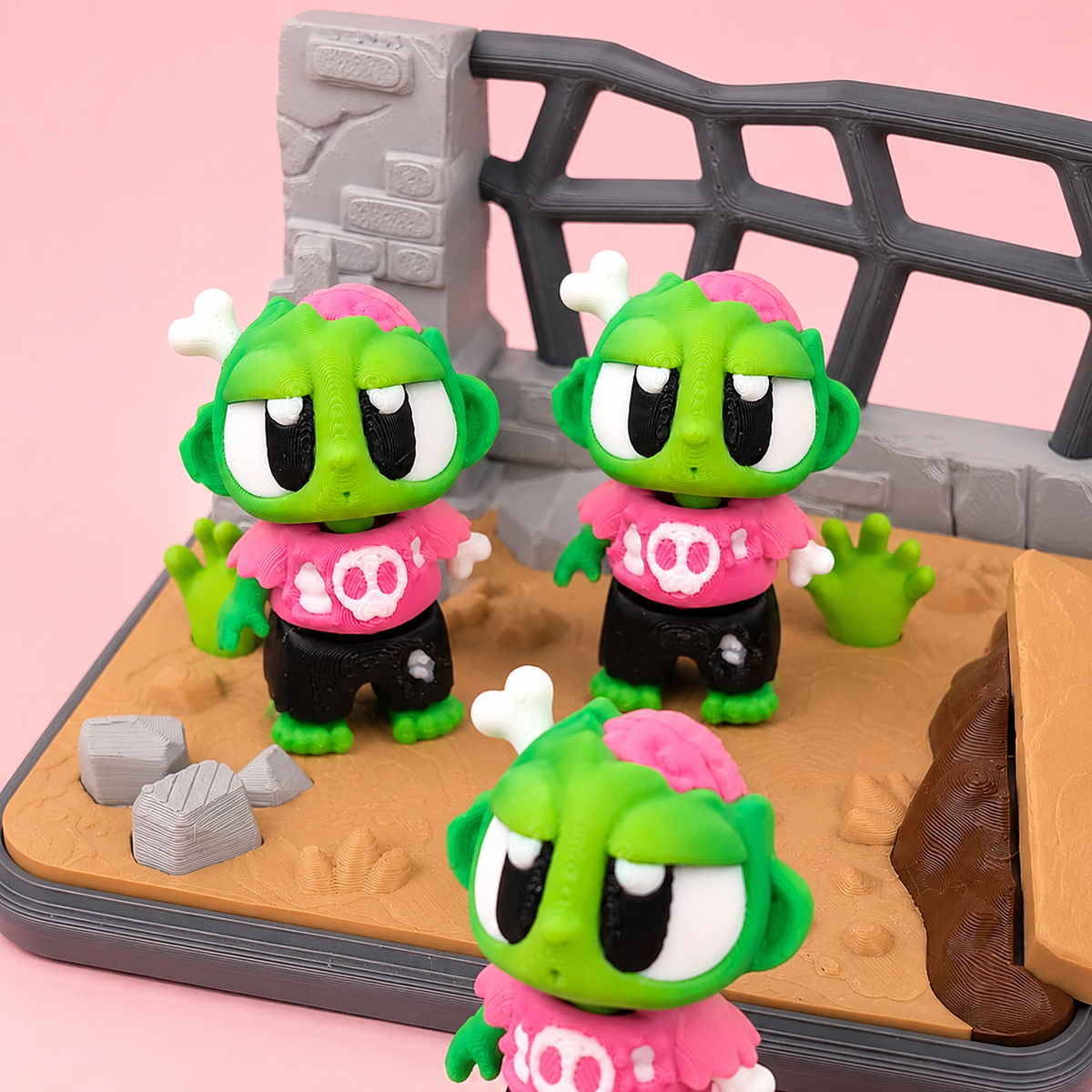 Tiny Tomb Flexi Takeover Playset 🪦💚