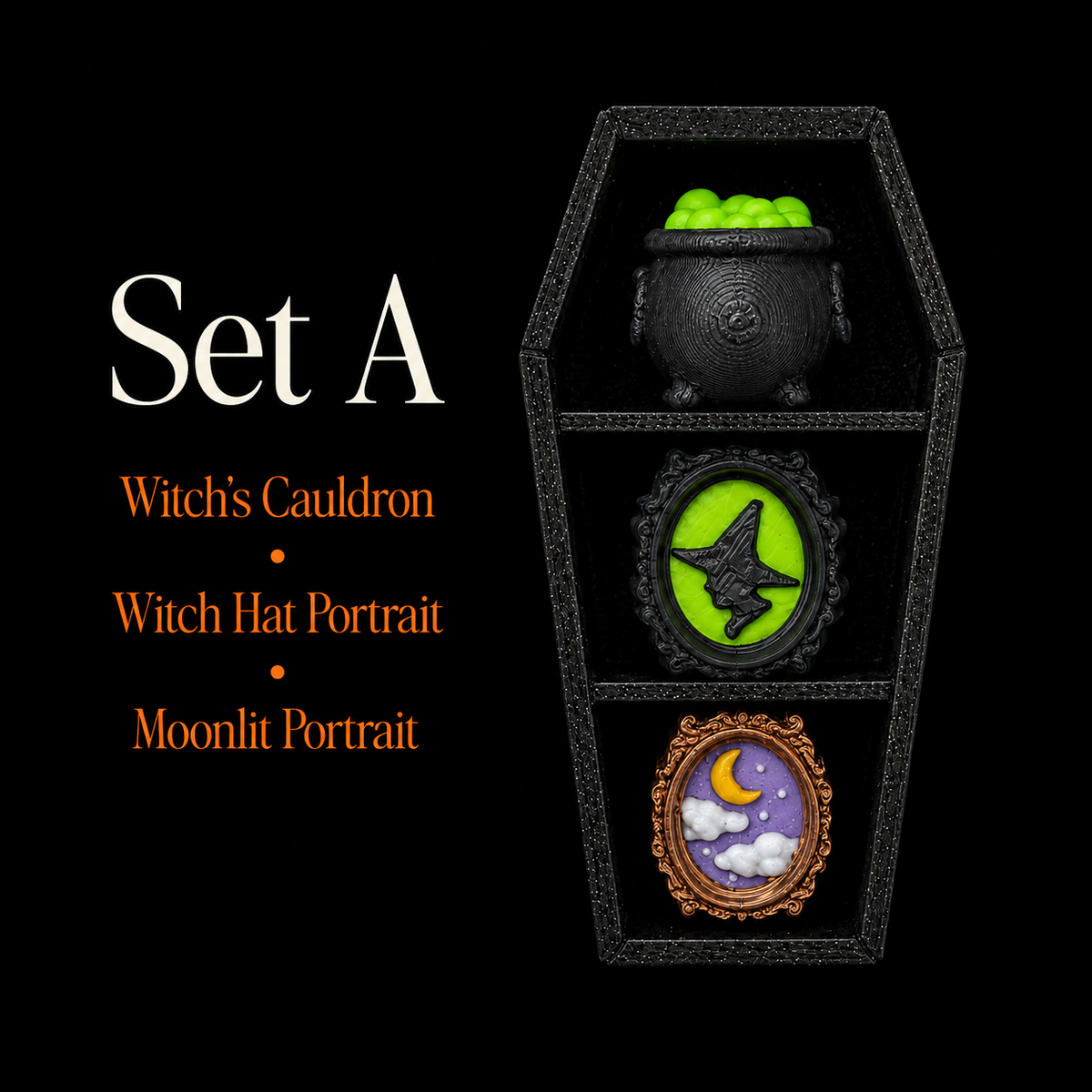 🪦 Spooky Build Your Own Coffin Shelf Clicker or Keychain