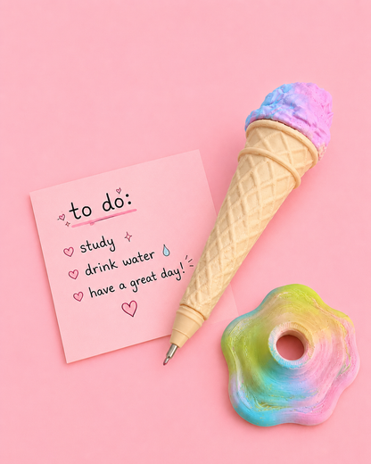 🍦 Sweet Scoop Reusable Pen