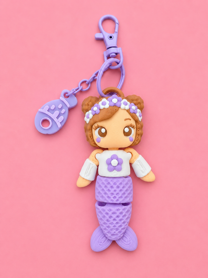 Pastel Mermaid Flexi Keychain🐚