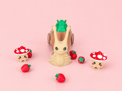 🍄 Tiny Forest Foragers Playset 🍓🐌
