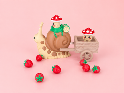 🍄 Tiny Forest Foragers Playset 🍓🐌