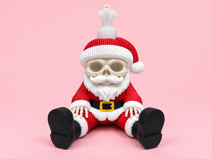 Bad to the Bone Skeleton Santa Soap Holder 💀🎅