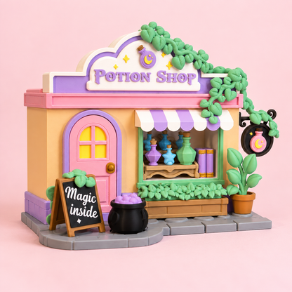 Mini Cute Village Potion Shop🧪✨