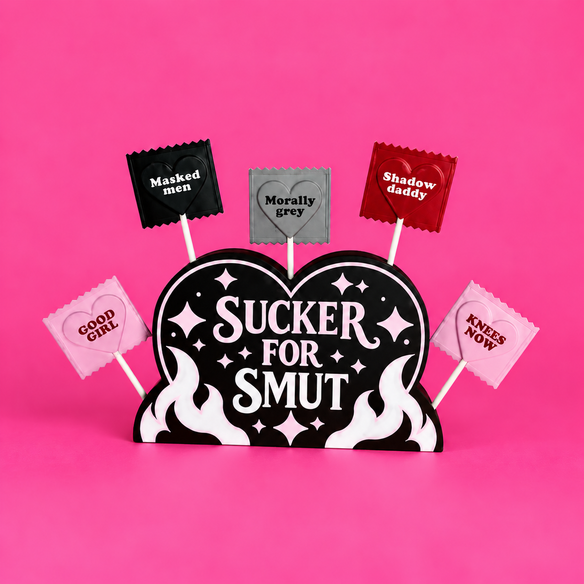 Sucker for Smut 🖤 Dark Romance Bookish Display Set