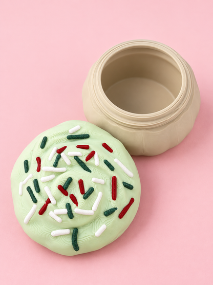 Sprinkled & Stashed Sugar  Cookie Pill Container 2″