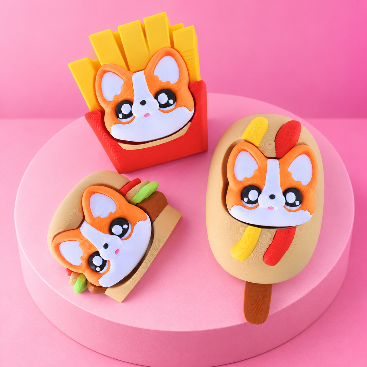 🐶🍟 Corgi Snack Squad | Kawaii Food Clickers