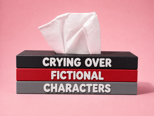 📚 Bookish Decorative Book Stack Tissue Box Holder