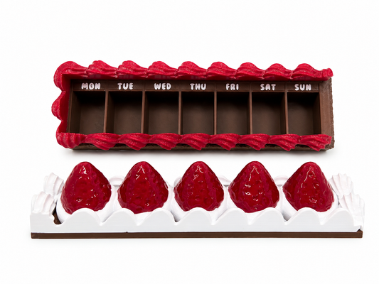 Cake Slice Weekly Pill Organizer 🍰