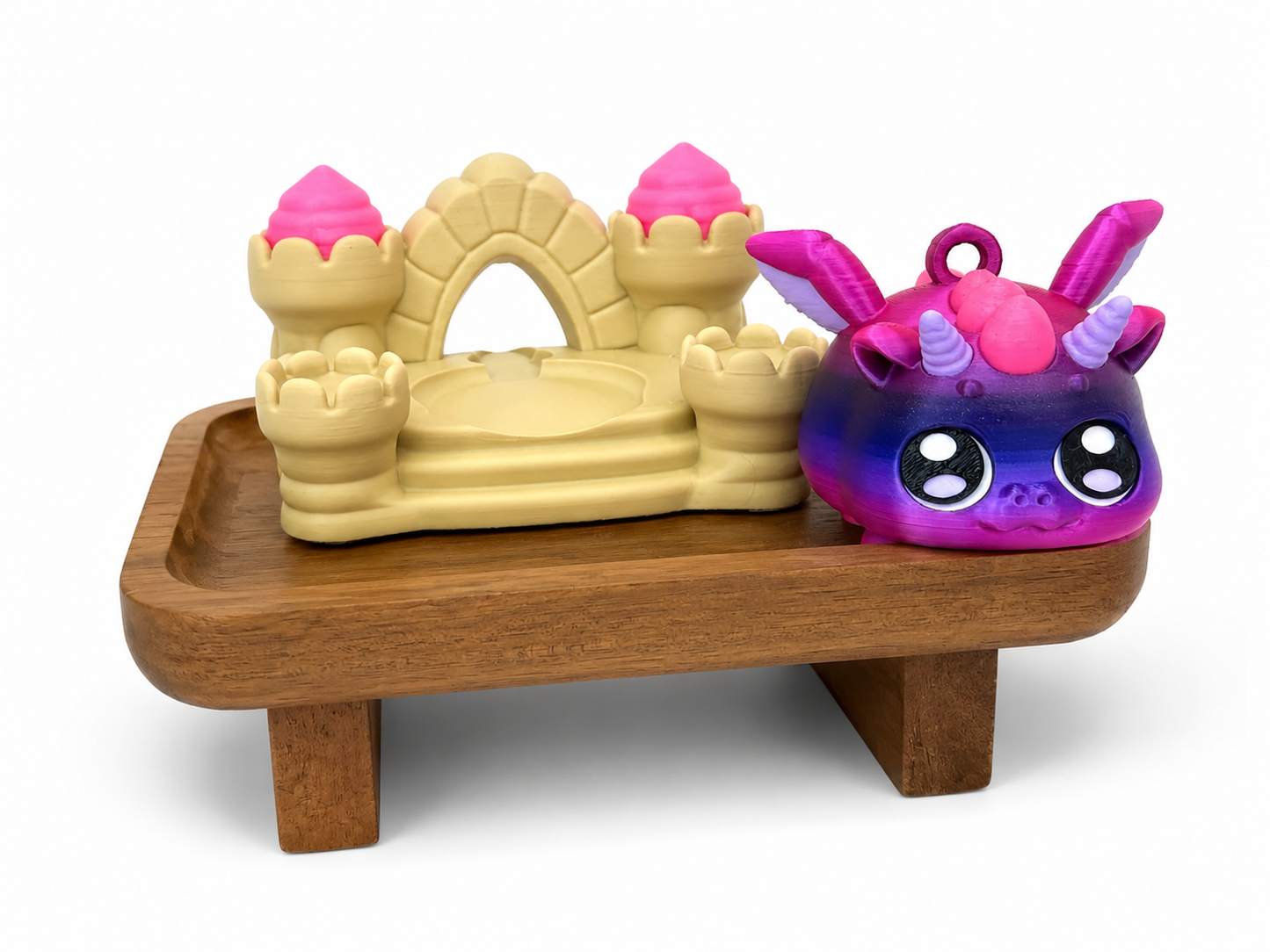 Galaxy Dragon Stompy Fantasy Keychain Set