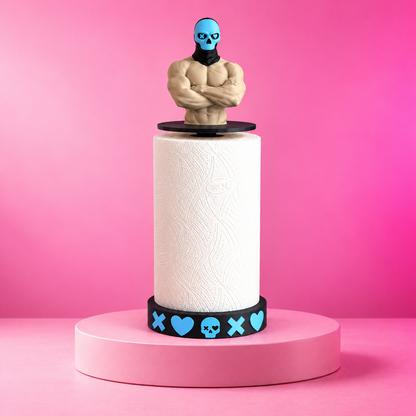 Touch Her &amp; Clean Up 💀🩵 | BookTok Paper Towel Holder