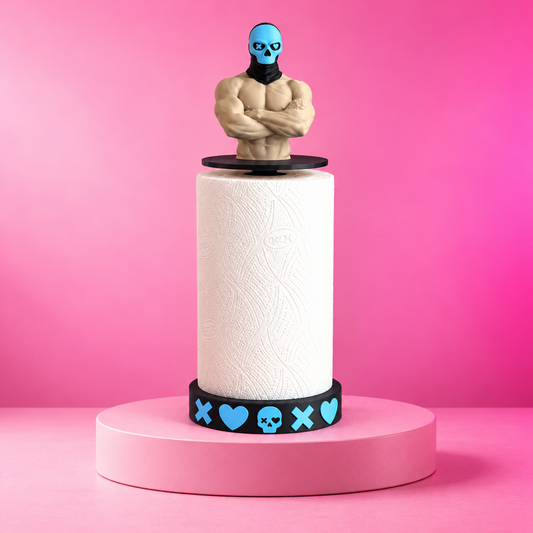 Touch Her &amp; Clean Up 💀🩵 | BookTok Paper Towel Holder