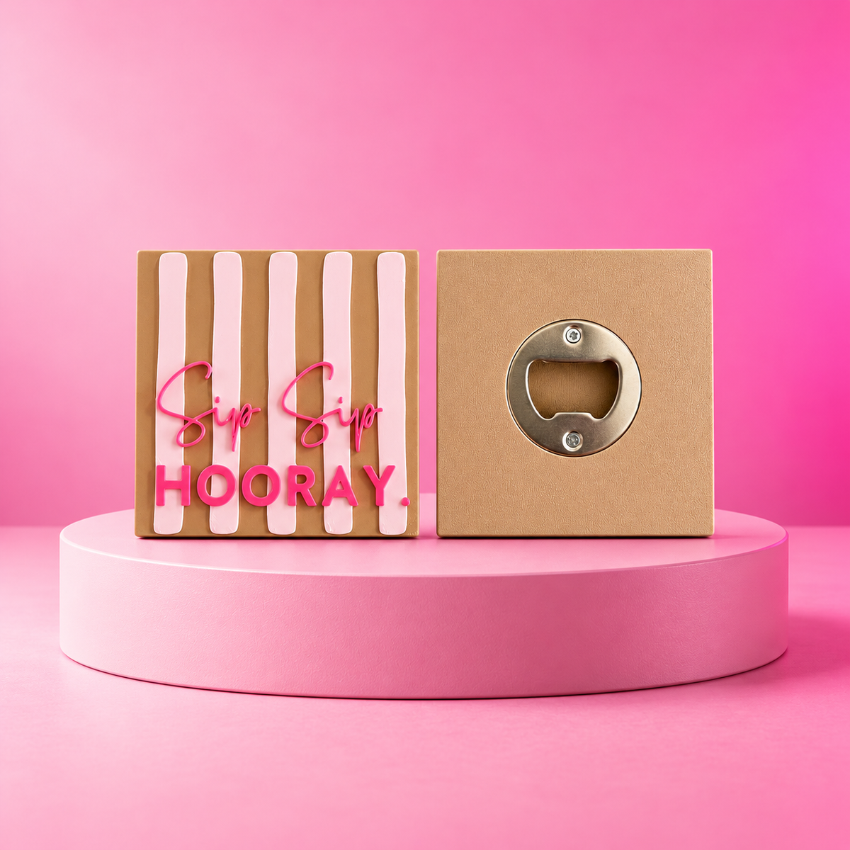 ✌️🍾 Sip Happens | Groovy Bottle Openers
