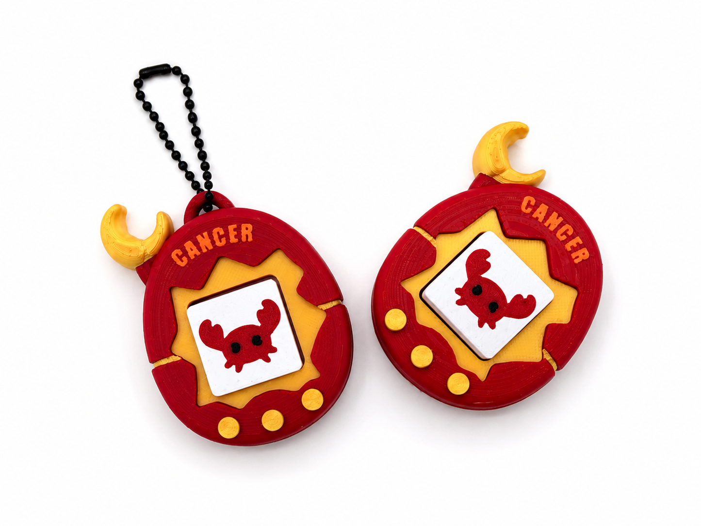Zodiac Tamagotchi Clicker Keychain✨