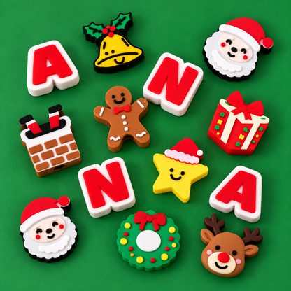 Personalized Christmas Charm Box 🎄 DIY Name Keychain Kit