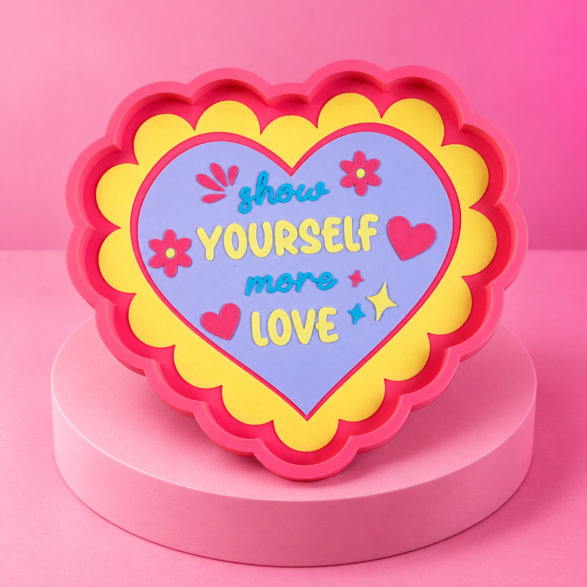 🌼 Good Vibes &amp; Little Things | Groovy Affirmation Trinket Trays