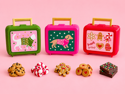 Holiday Treats Lunchbox Clicker Set 🎄🐾🍪