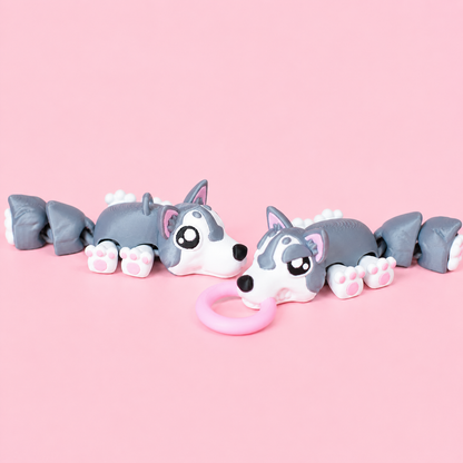 🐾 Bite Down Toys Flexi Pups
