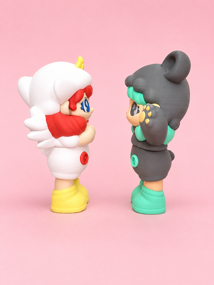 🐻🐥 Barnyard Besties Collectible Figures + Collector Card