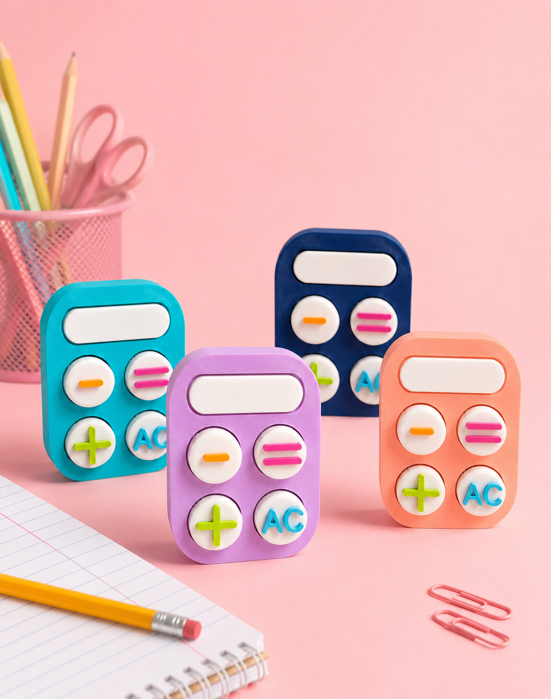 ✏️ Back to School Calculator 4 Clicker Fidget