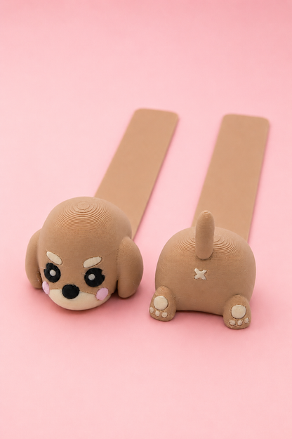 🐾 Peek-A-Pup Bookmark