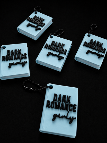 📖 Dark Romance Girly Book Keychain