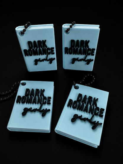 📖 Dark Romance Girly Book Keychain