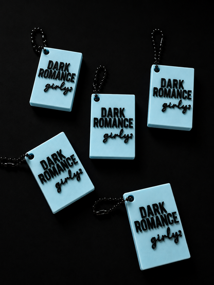 📖 Dark Romance Girly Book Keychain