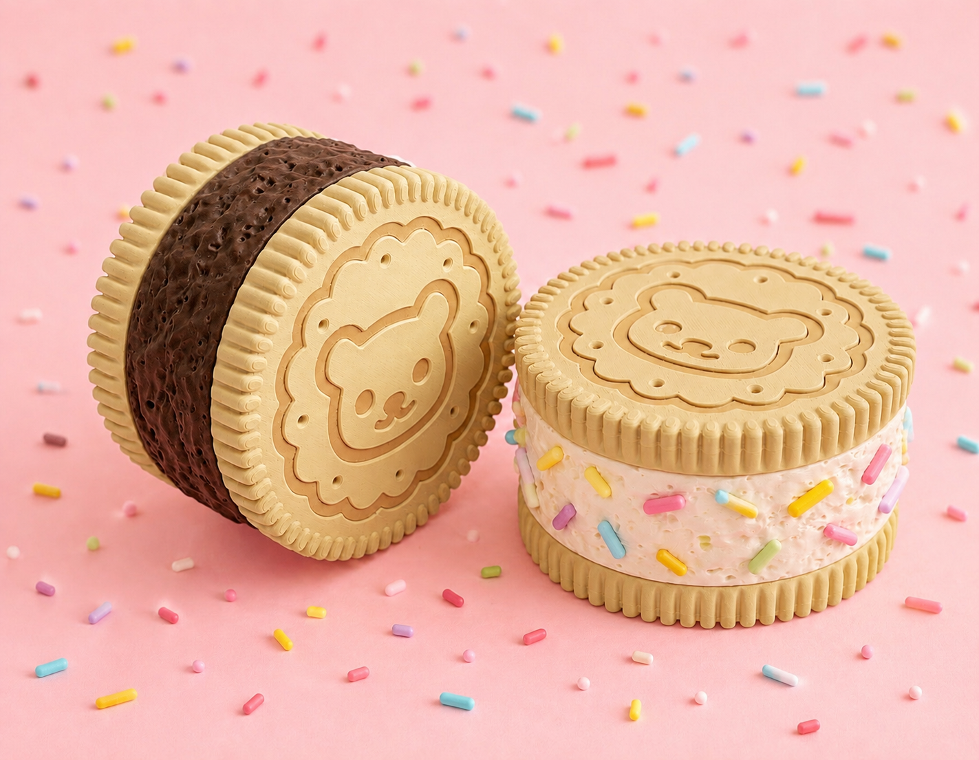 🍪 Sprinkle Sandwich Mini Pill Container