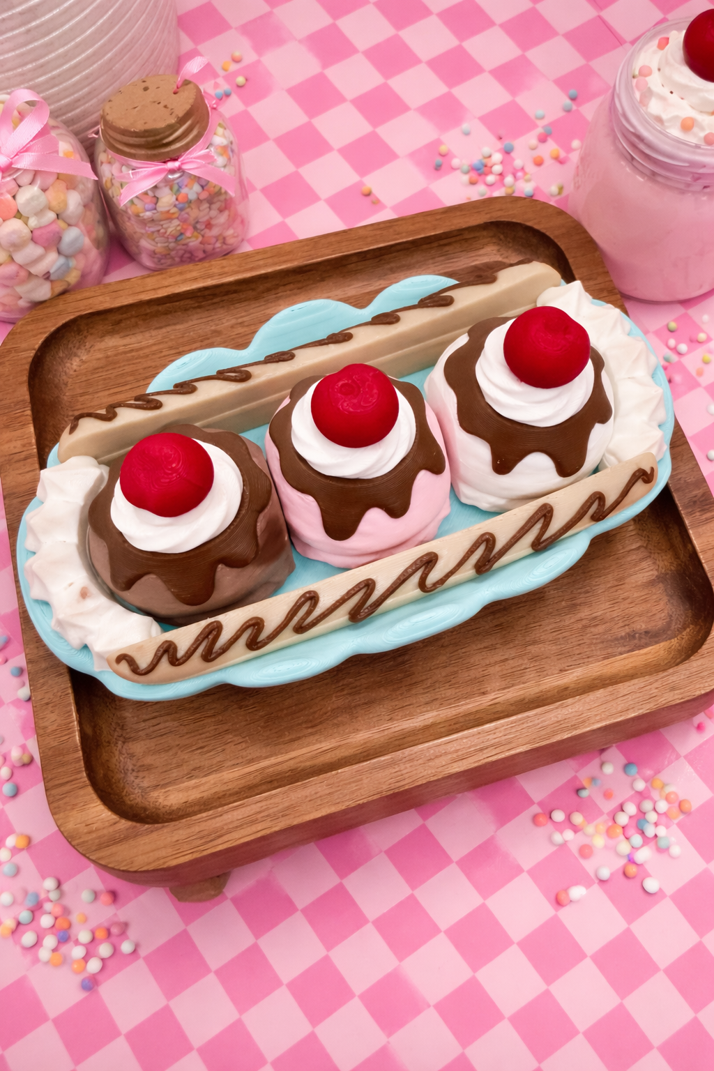 Clickable Banana Split Fidget🍌🍨