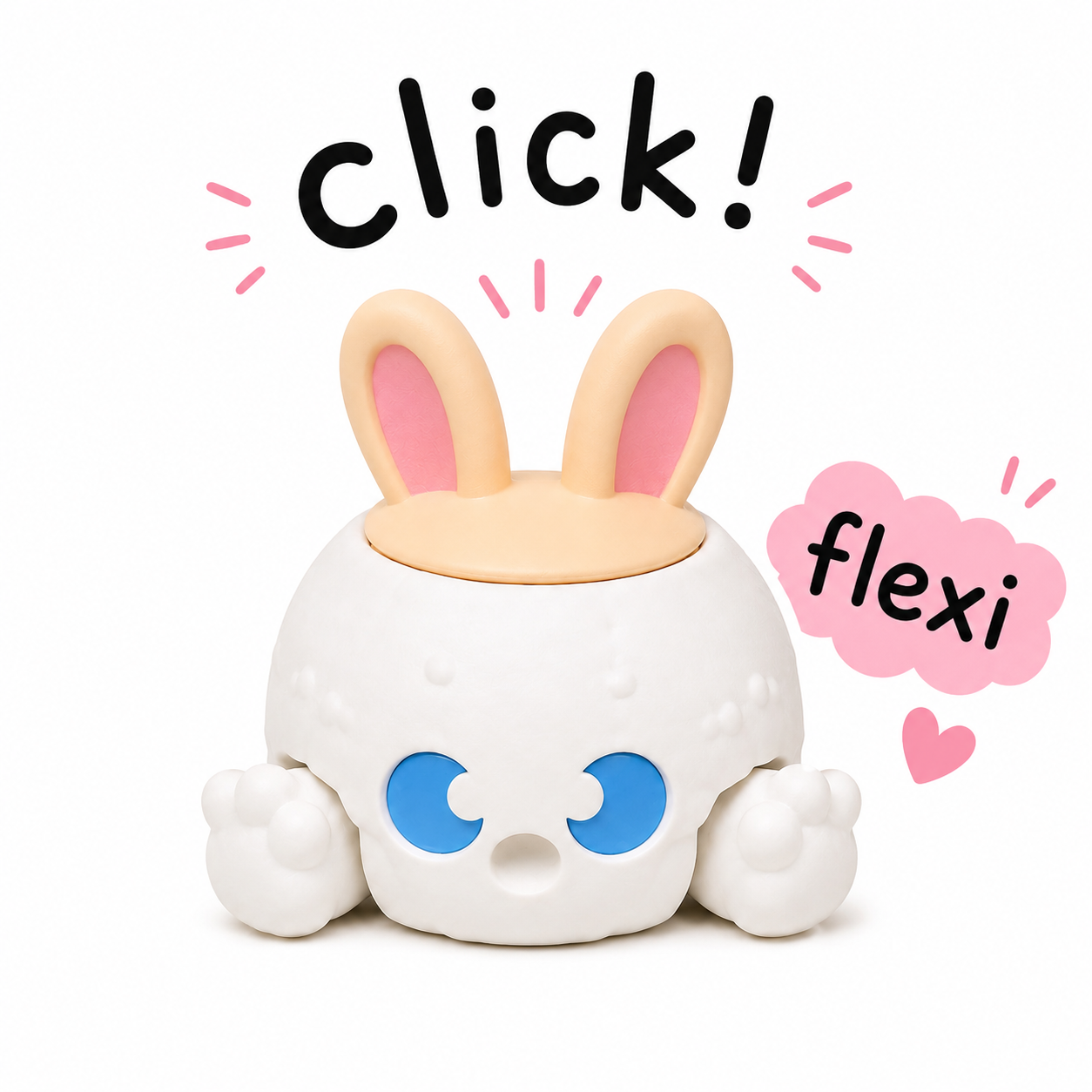 Cozy Buns Flexi Clickers