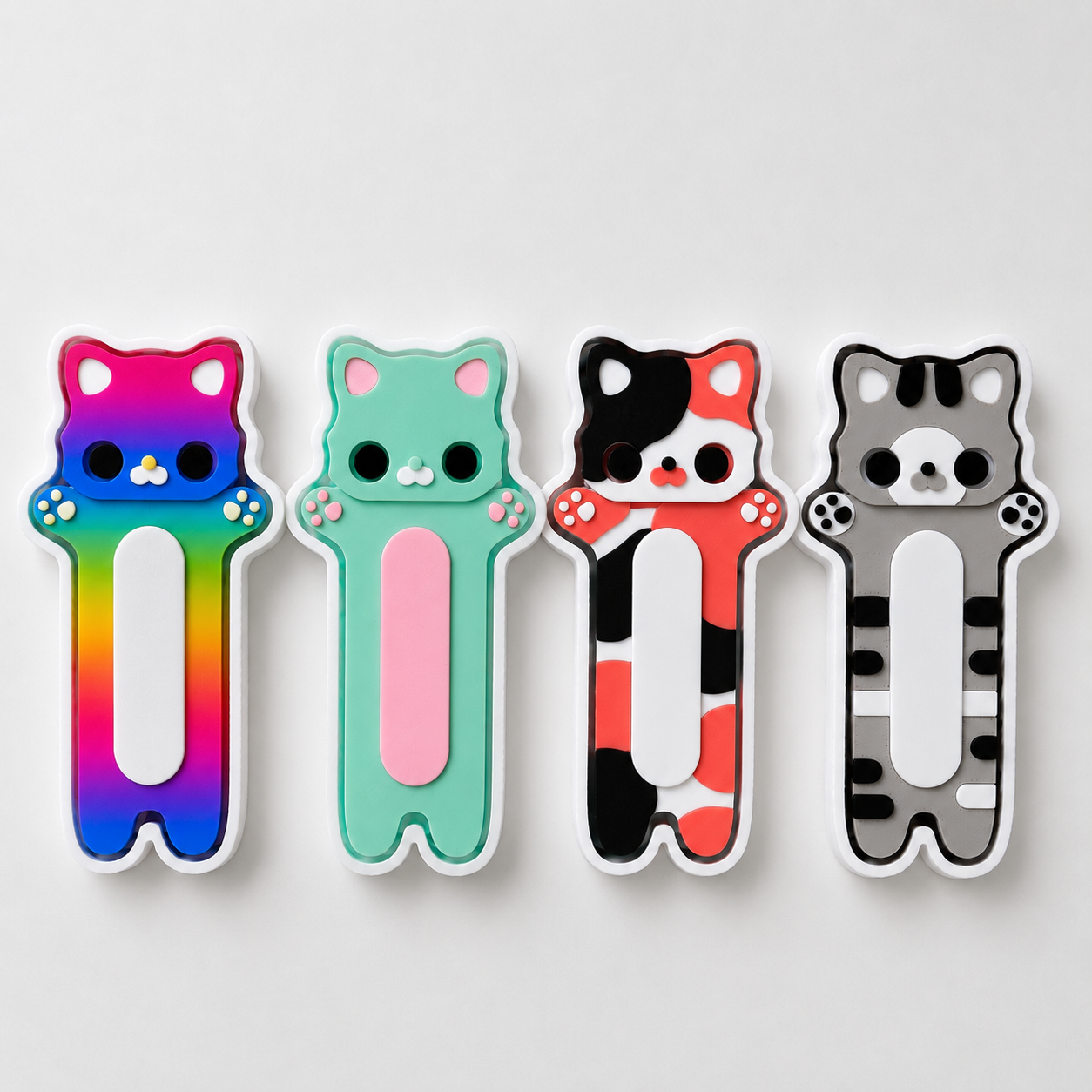 Kawaii Kitty 2 Clicker Keychain Collection🐾✨