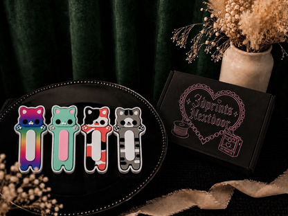 Kawaii Kitty 2 Clicker Keychain Collection🐾✨