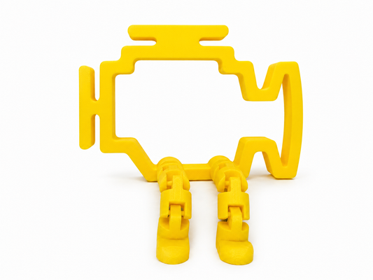 Garage Check Engine Desk Buddy| Articulated Car Decor