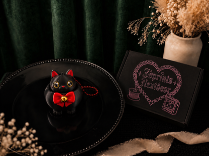 Lucky Bell Cat Clicker Keychain