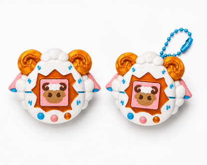 Zodiac Tamagotchi Clicker Keychain✨