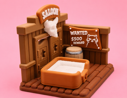 🤠 Articulated Cowboy Pug Saloon Set

3D Printed Articulated Pugs & Wild West Display | Flexible Fidget Collectibles | Desk & Shelf Decor