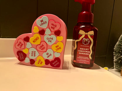 Candy Hearts Bath And Body Works Inspired Soap Holder
