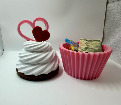 Heart Cupcake Container