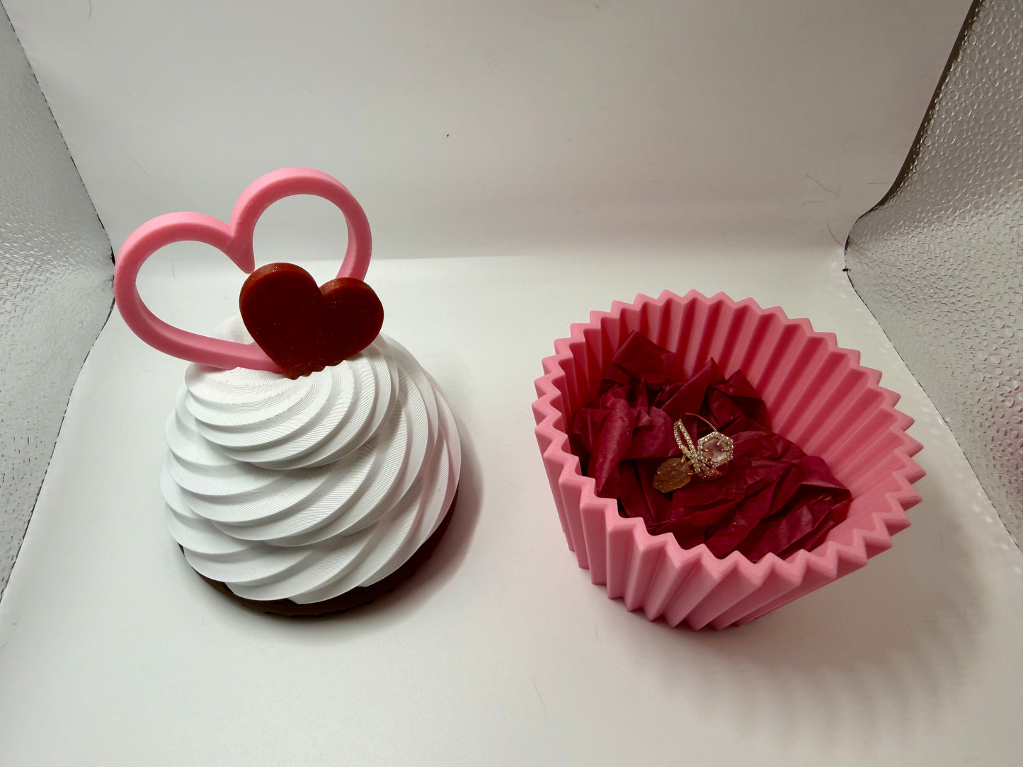 Heart Cupcake Container