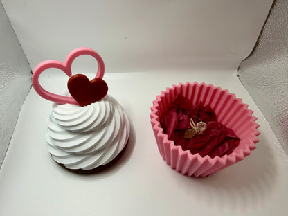 Heart Cupcake Container