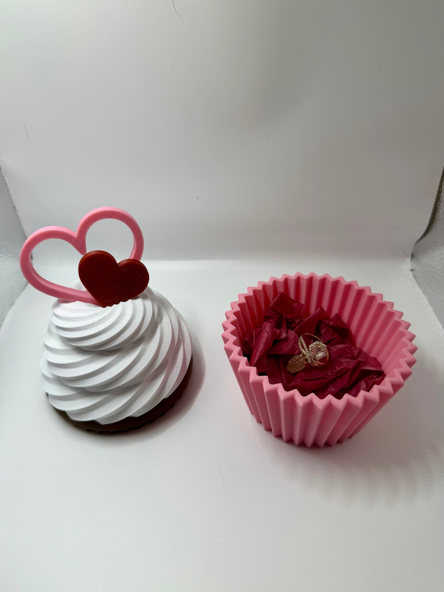 Heart Cupcake Container