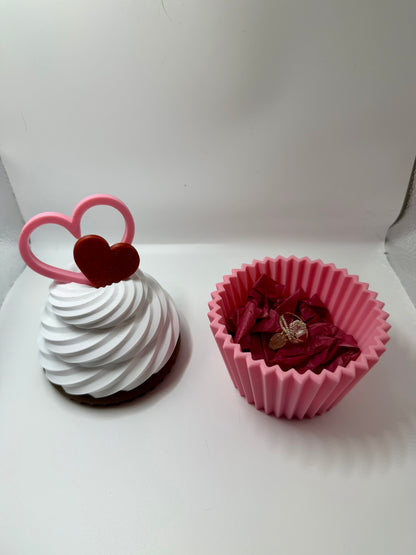 Heart Cupcake Container