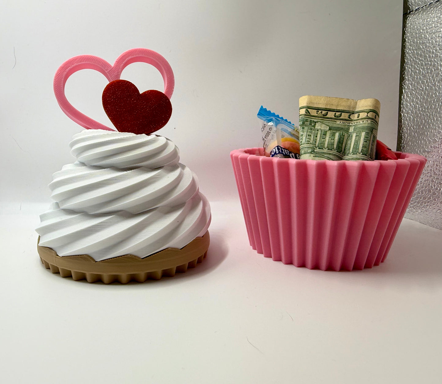 Heart Cupcake Container