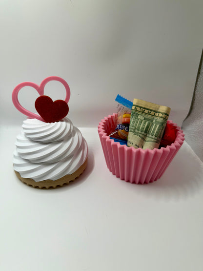 Heart Cupcake Container